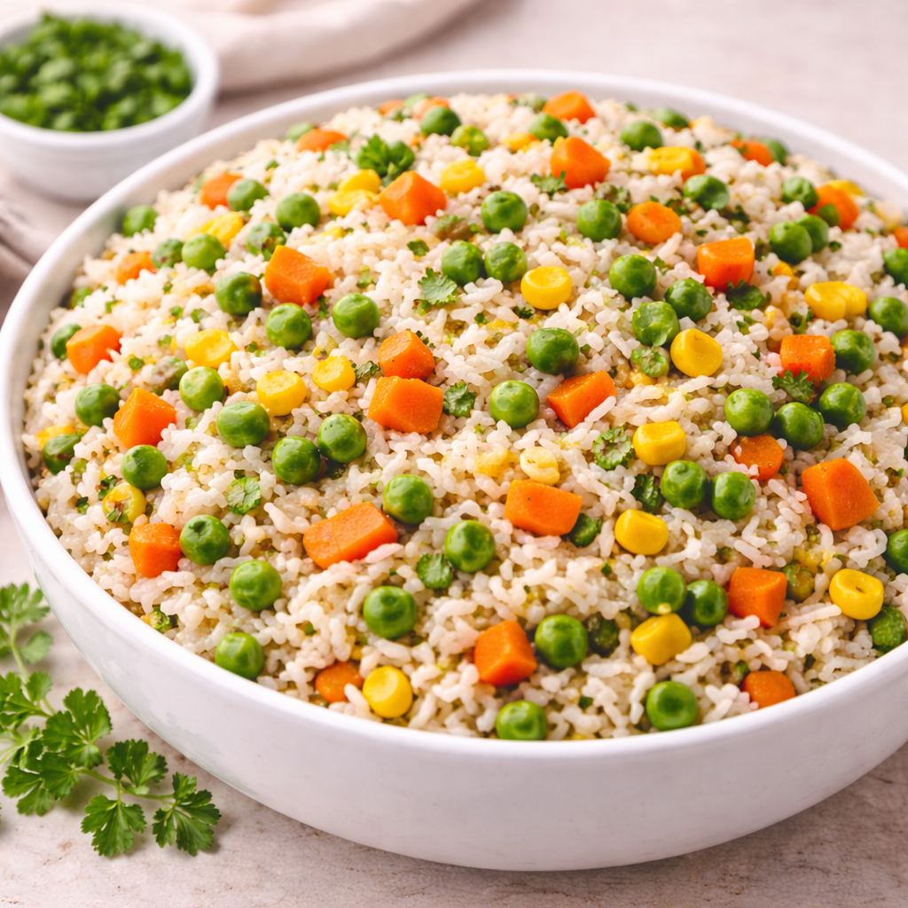 Rice & Mixed Vegetables